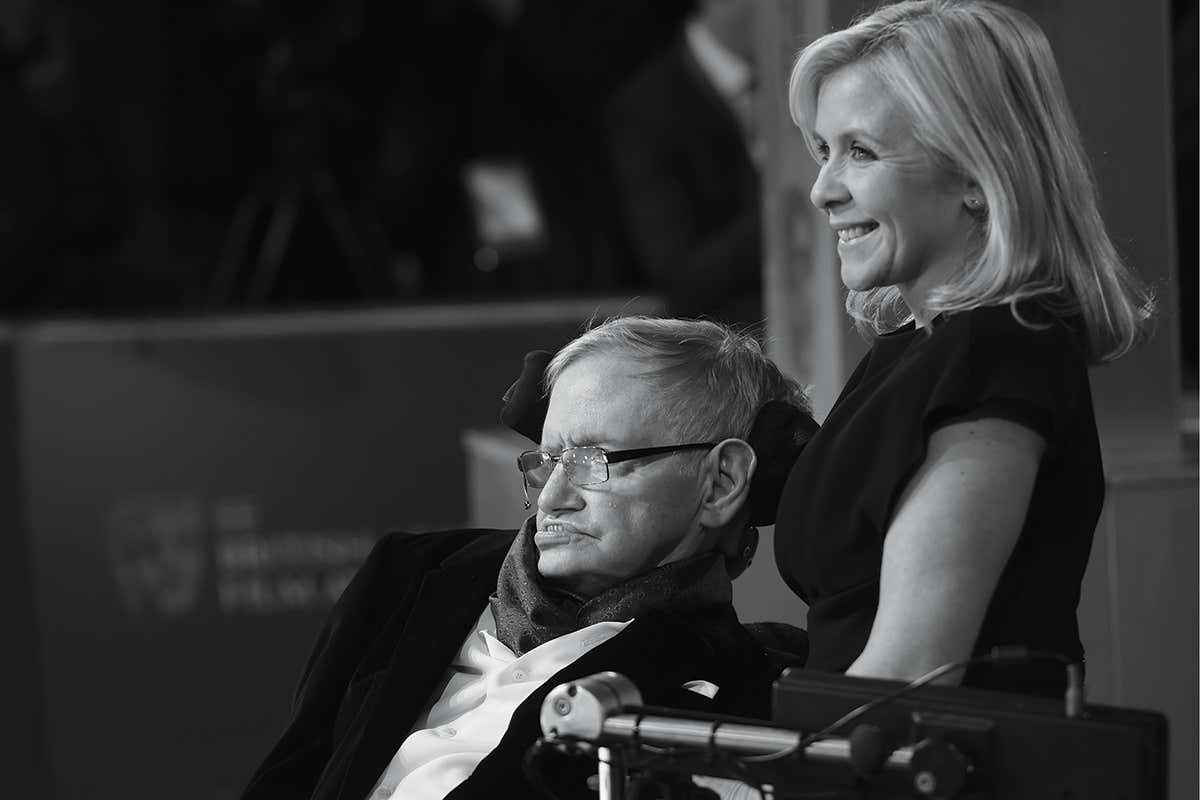 Lucy and Stephen Hawking