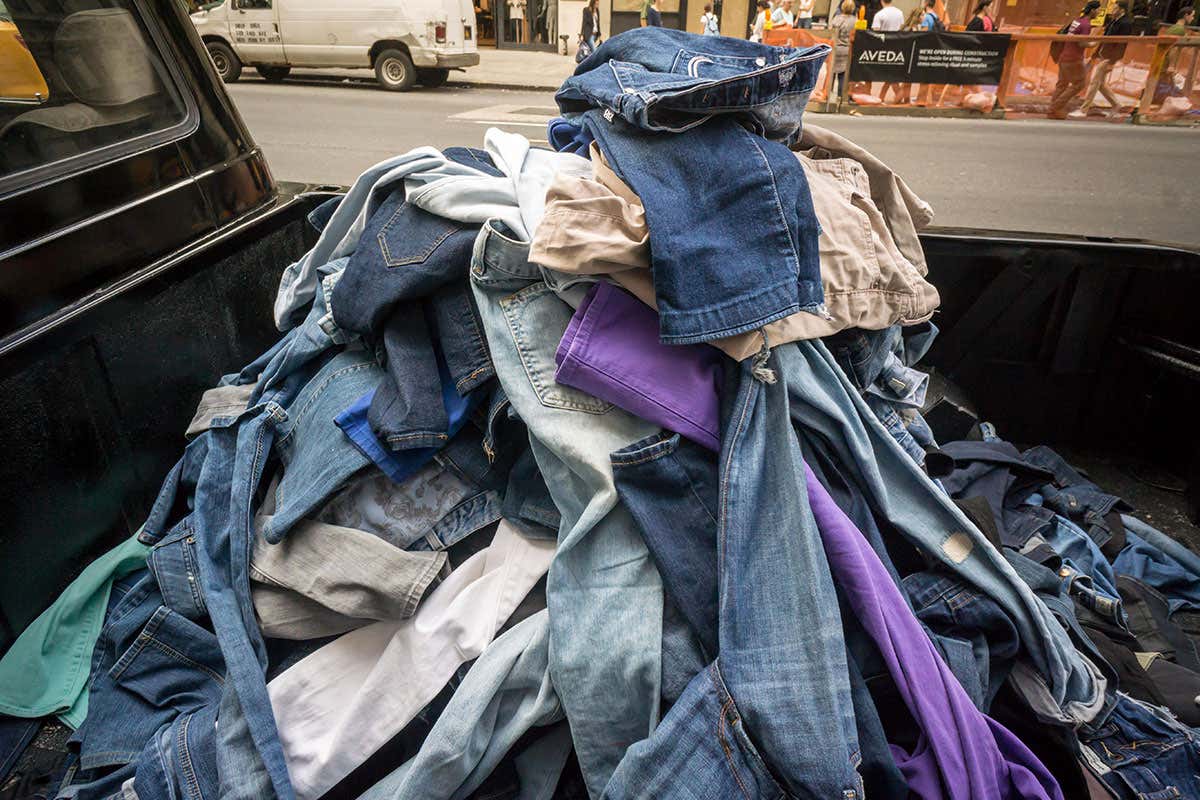 A pile of clothes