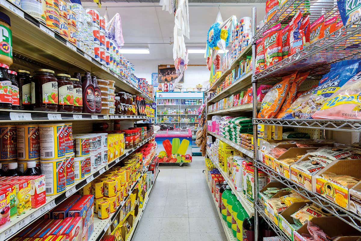supermarket aisle