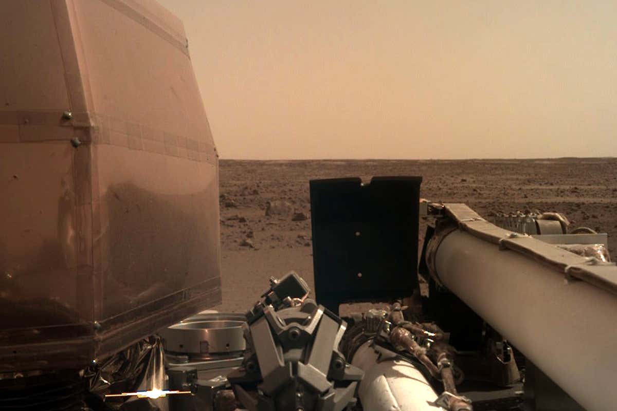 Mars, as seen by NASA's InSight lander