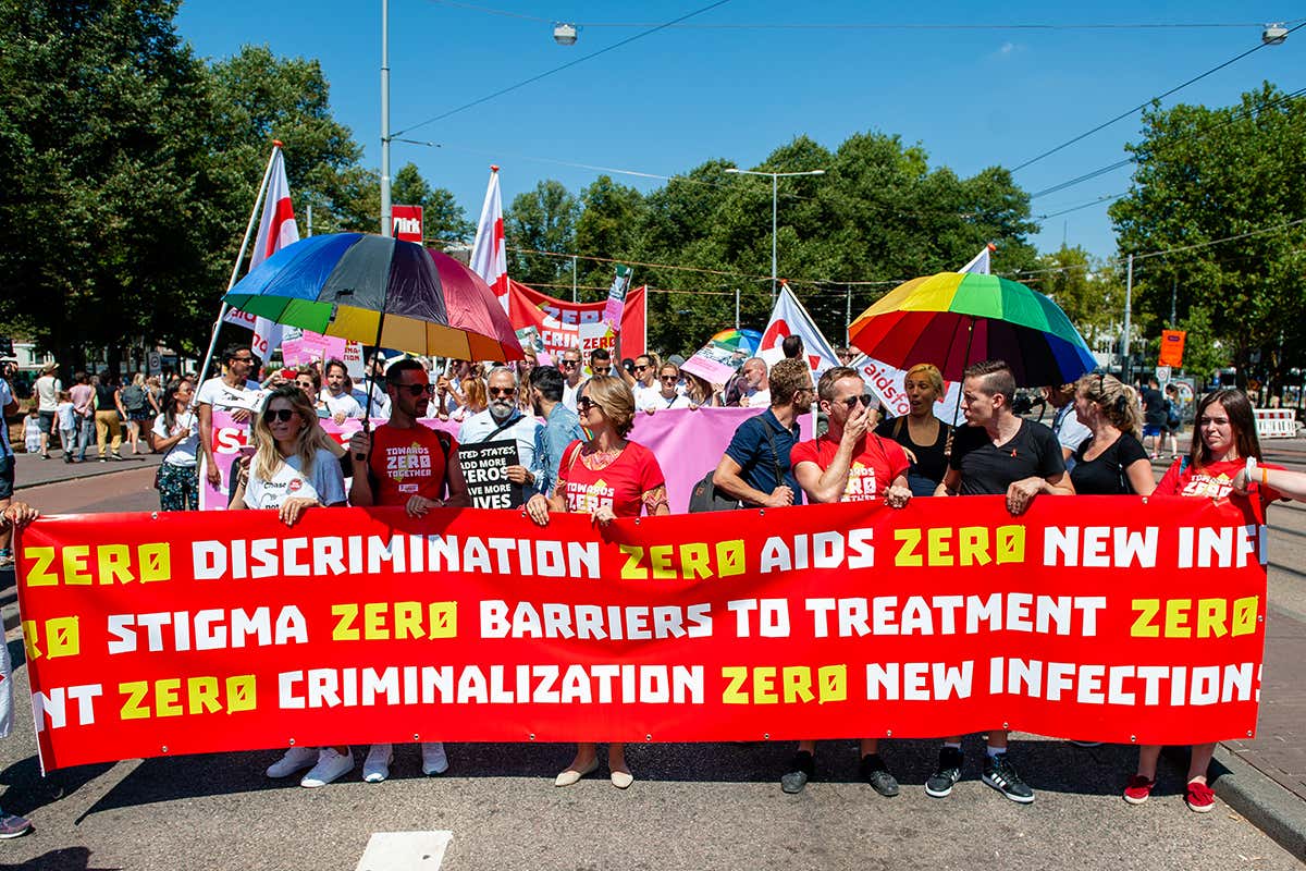 HIV demonstration