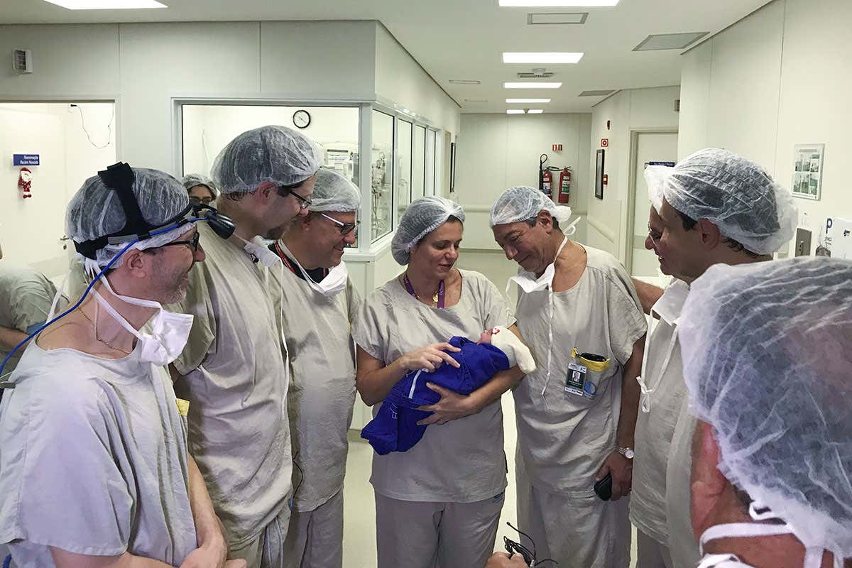 First baby born thanks to womb transplant from deceased donor
