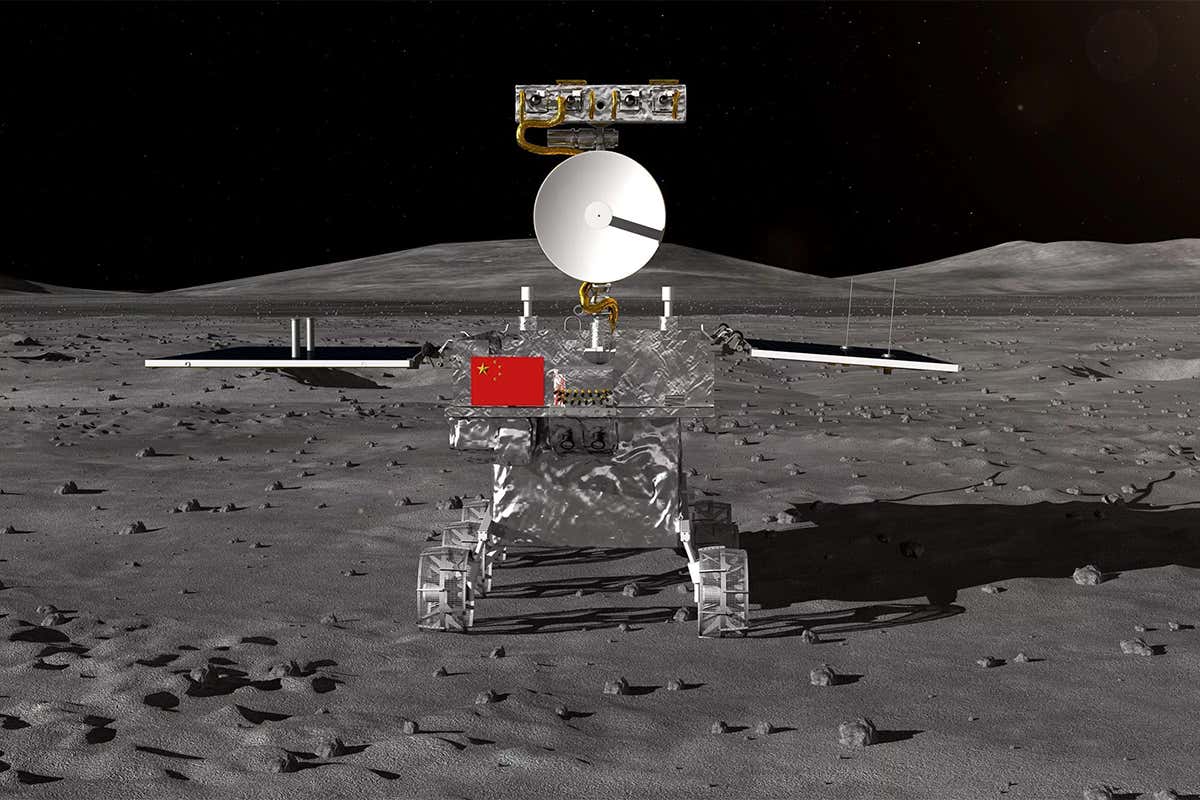 The Chang'e 4 rover will explore the lunar surface