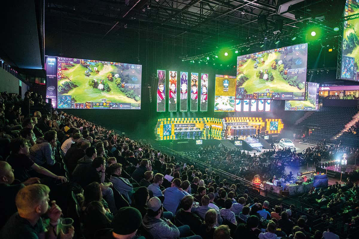 Dota 2 teams compete at ESL One Hamburg