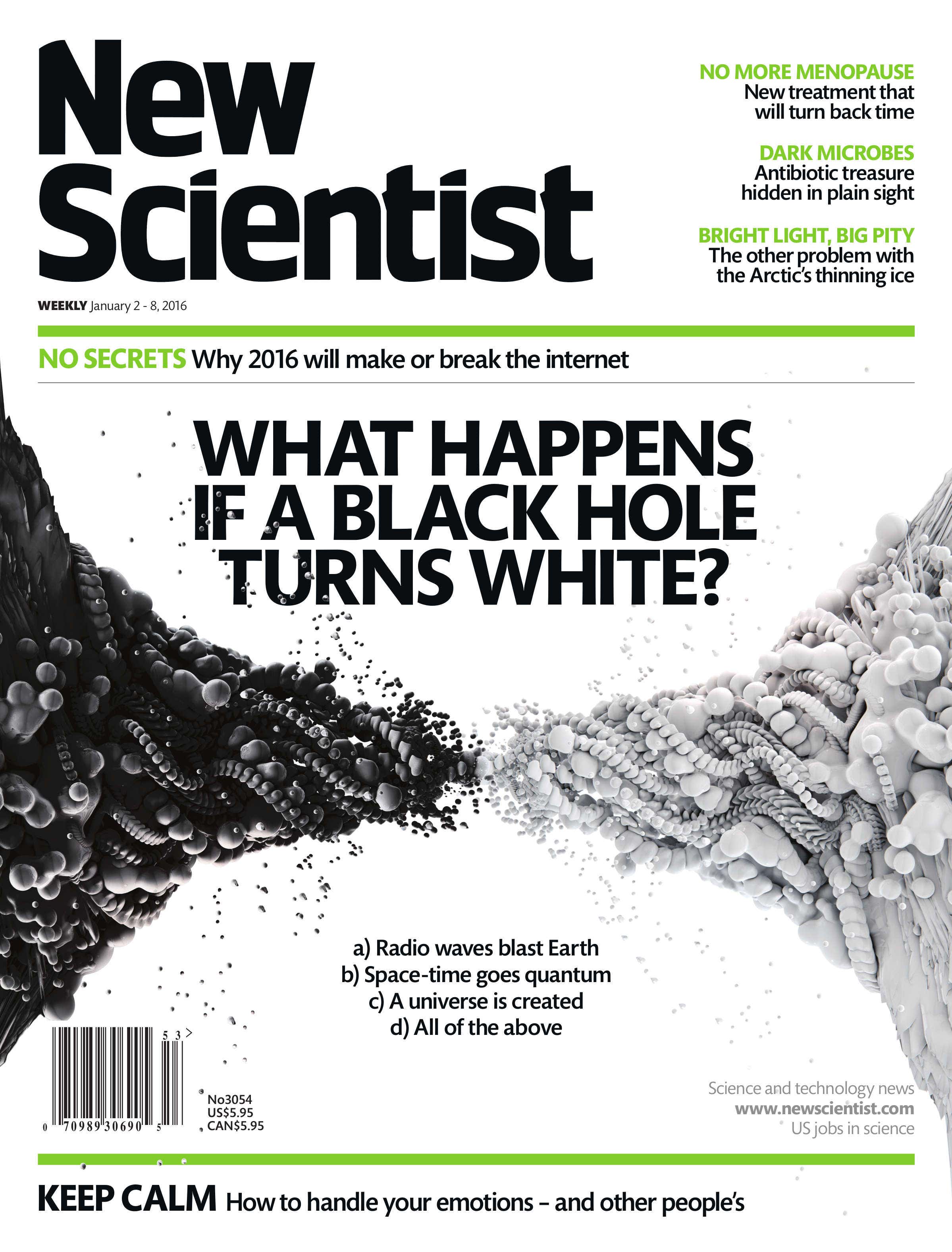 New Scientist issue 3054 cover