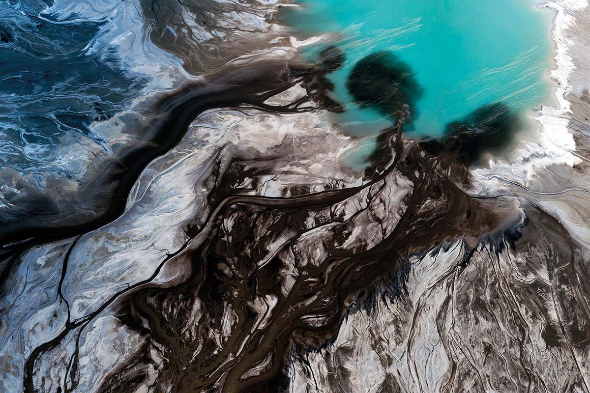 satellite ocean scene