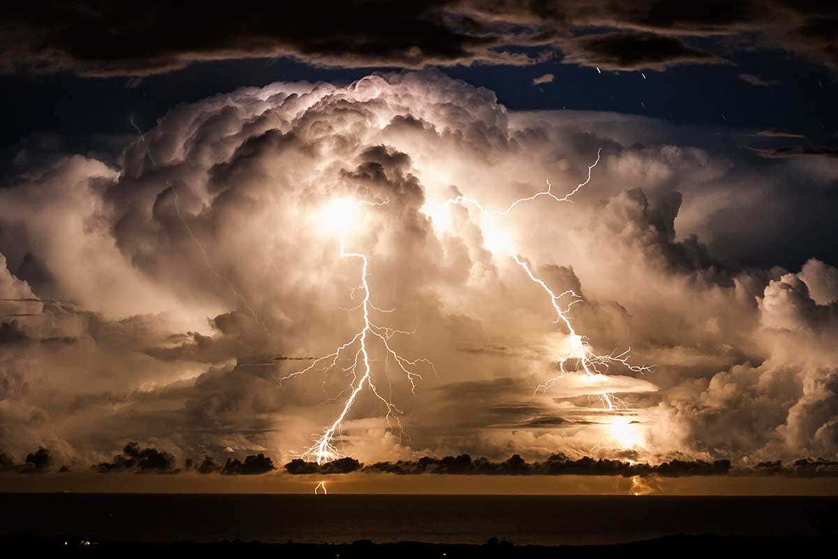A thunderstorm