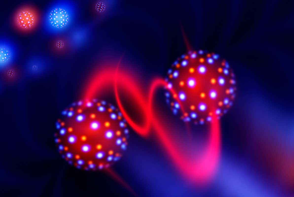 quantum particle artwork