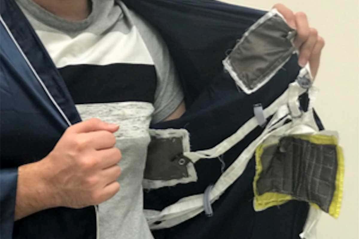 The sensors in the smart pyjamas