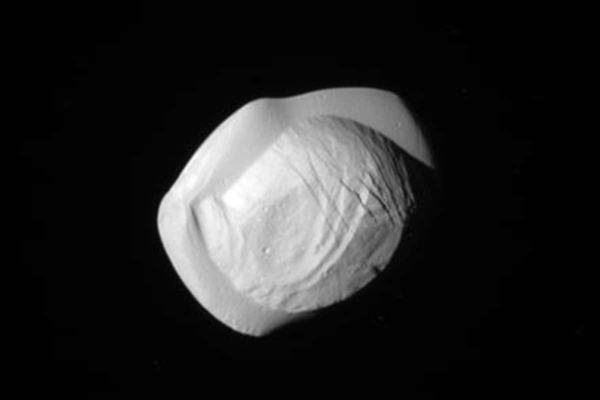 Pan orbits in a gap in Saturn's rings