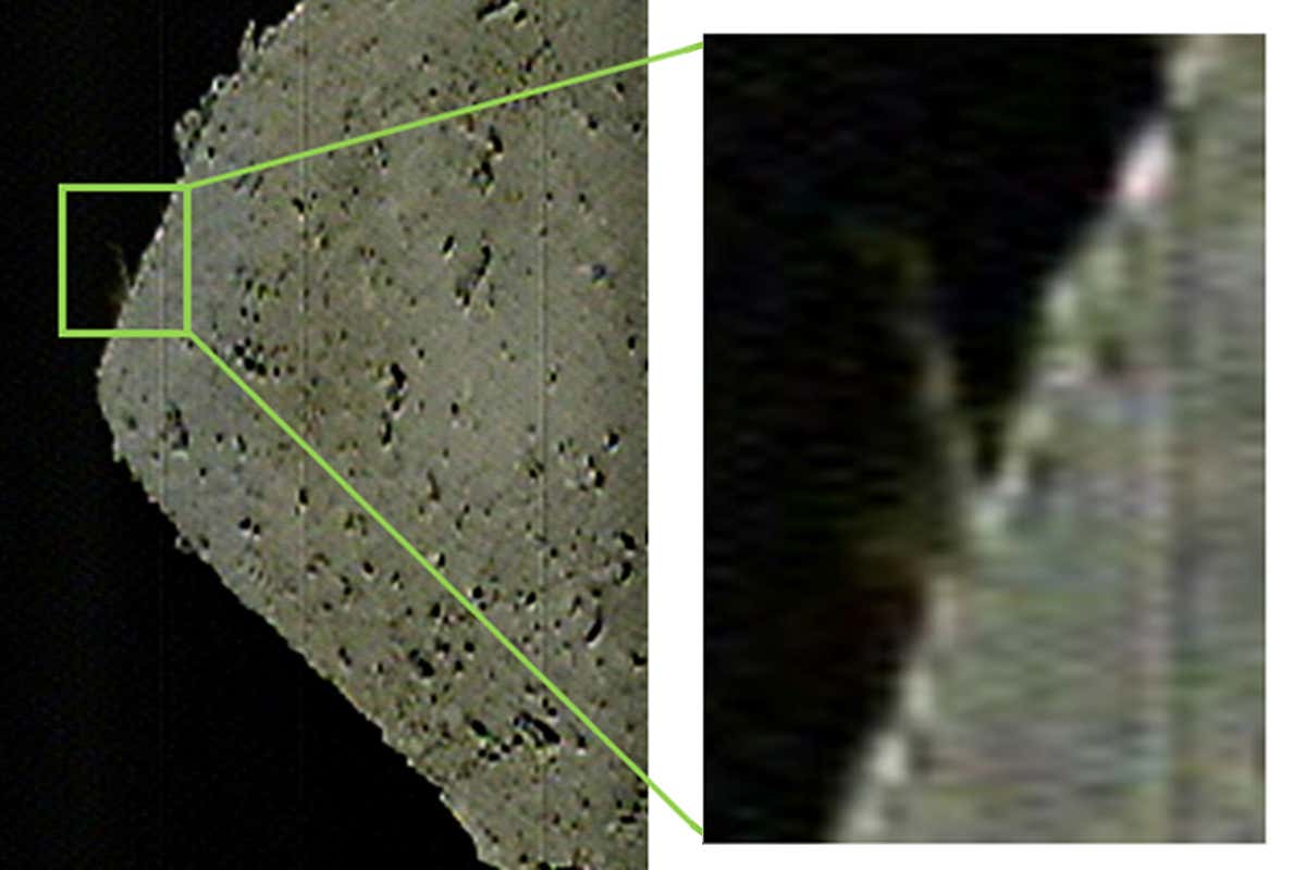 Debris from Ryugu