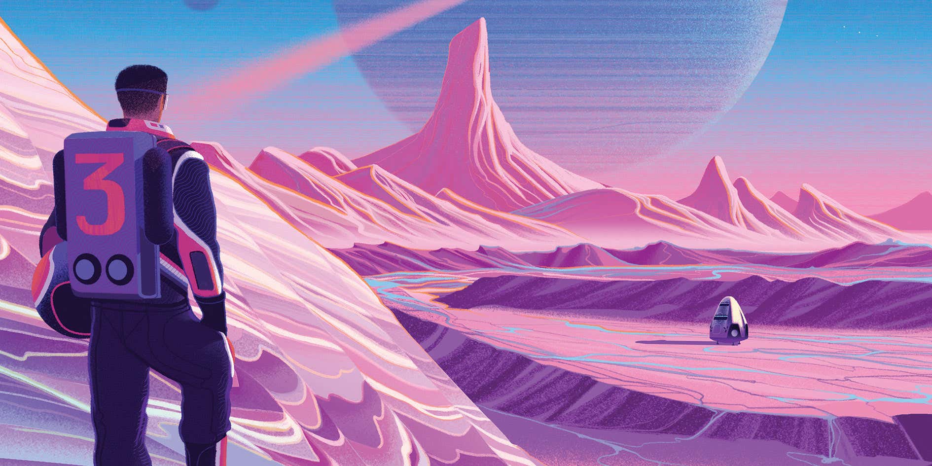 space travel poster artwork