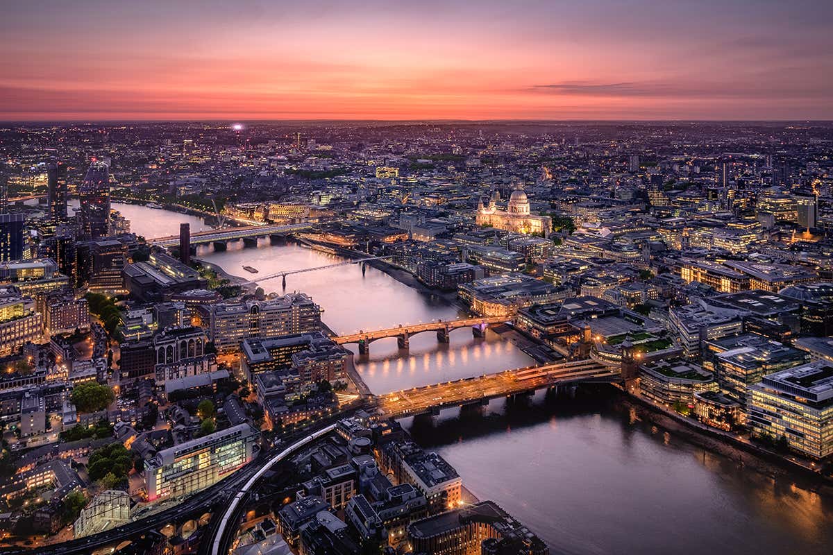 London from above