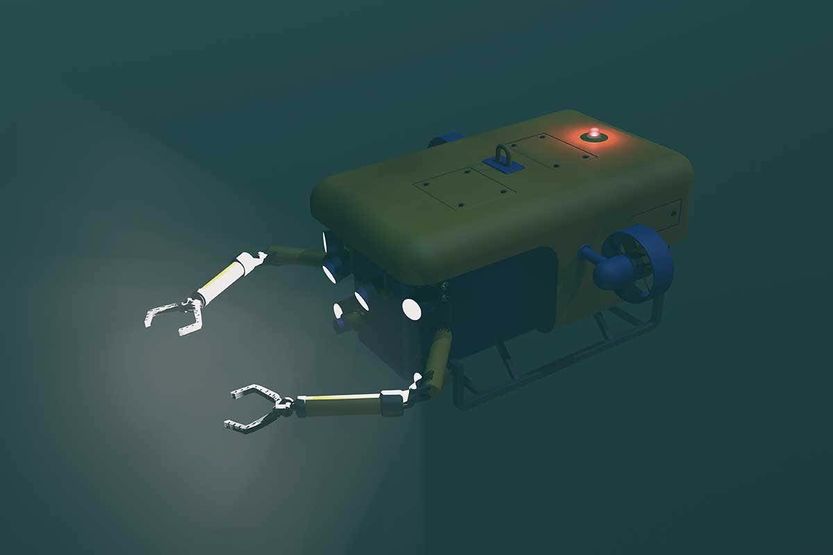 An underwater robot