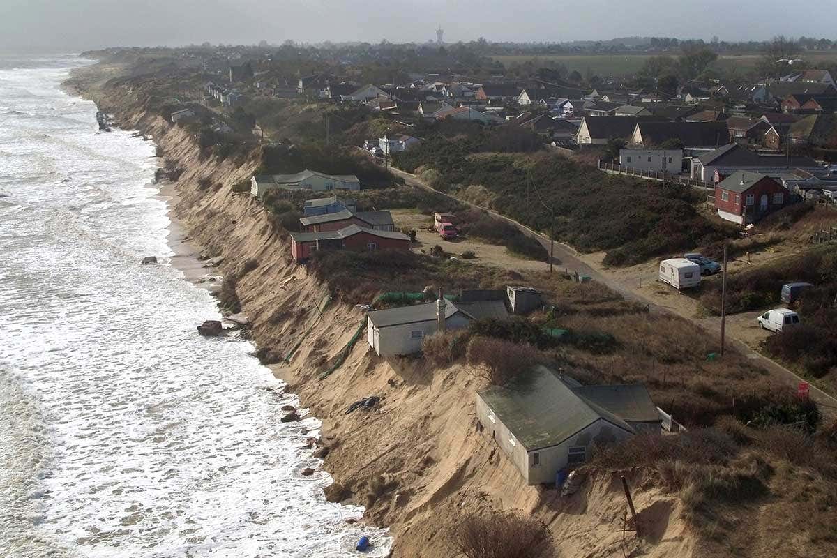 Hemsby in Norfolk, UK