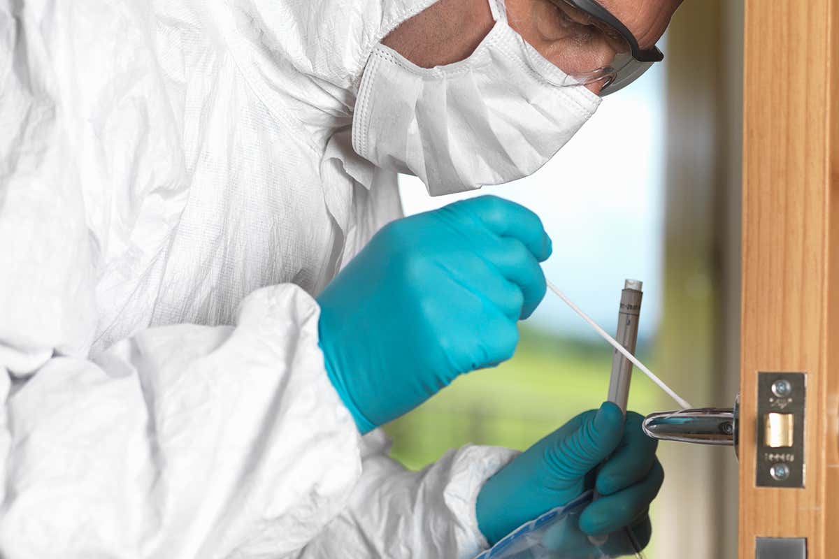 Trace stains can be difficult to identify