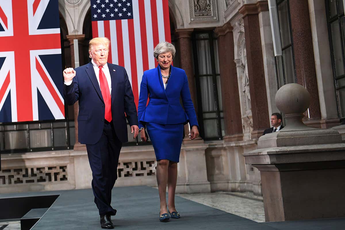 Trump and May