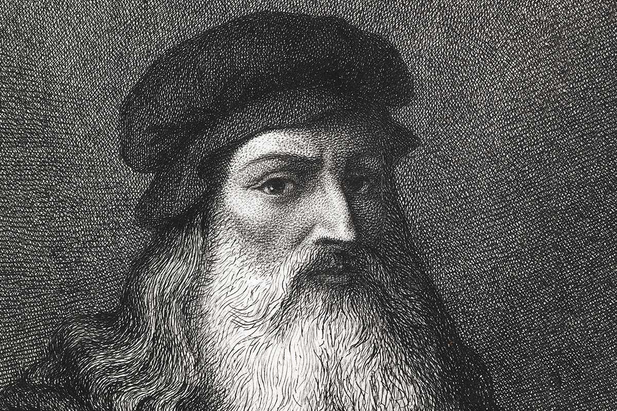 Portrait of Leonardo Da Vinci
