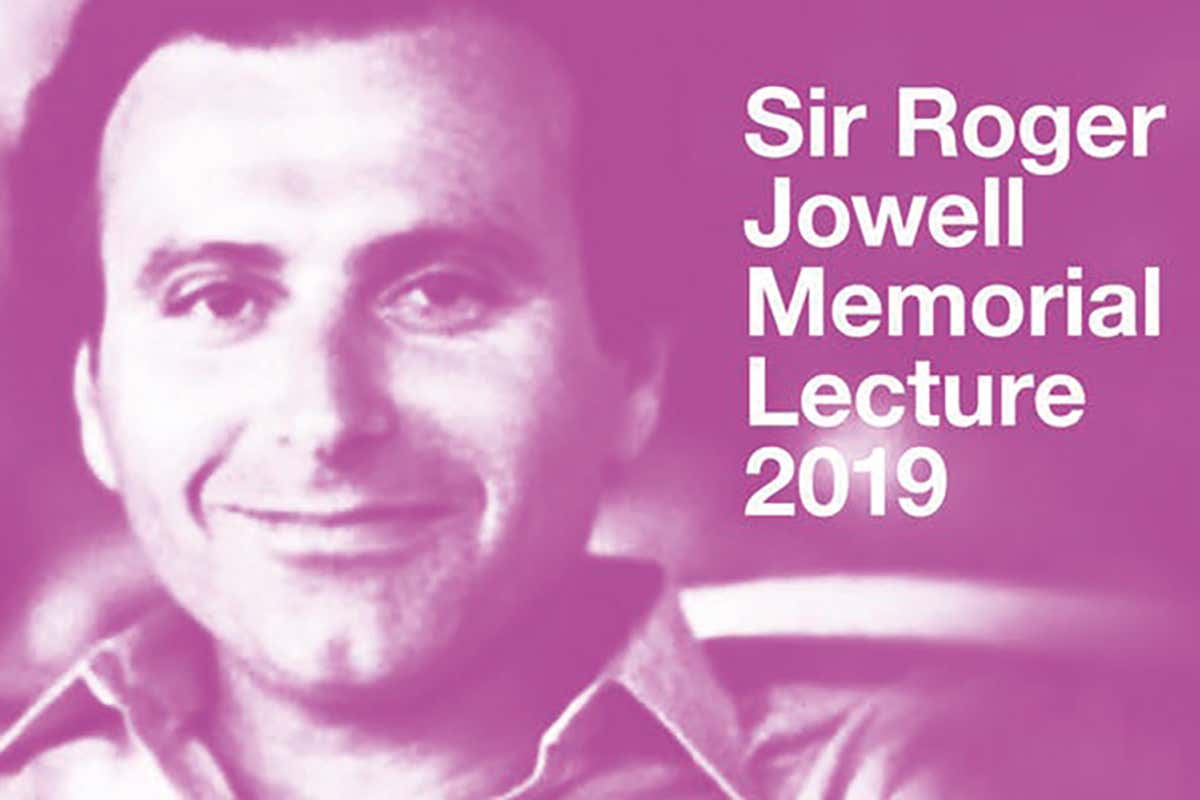 Sir Roger Jowell Memorial Lecture