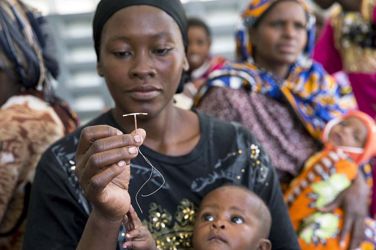 woman and child at Rabai hospital, Kenya