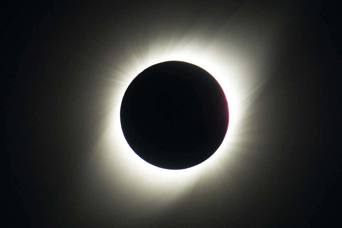 A total solar eclipse just passed over Chile and Argentina