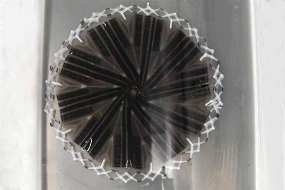 self-unfolding device