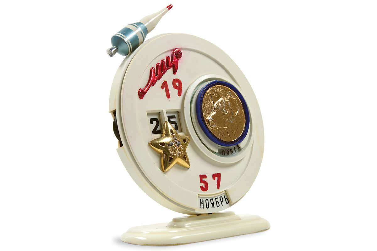 Martin Parr's Laika and Soviet space dog kitsch collection - in photos