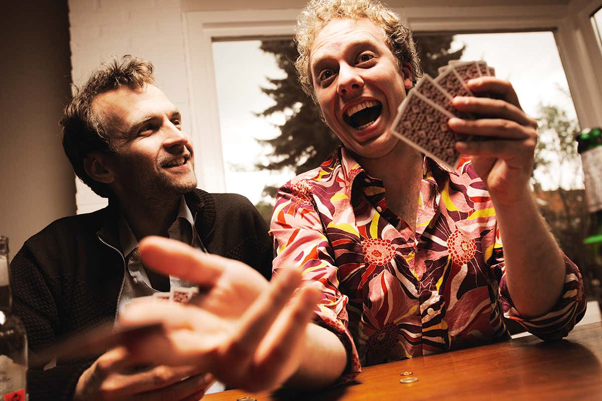 people playing cards