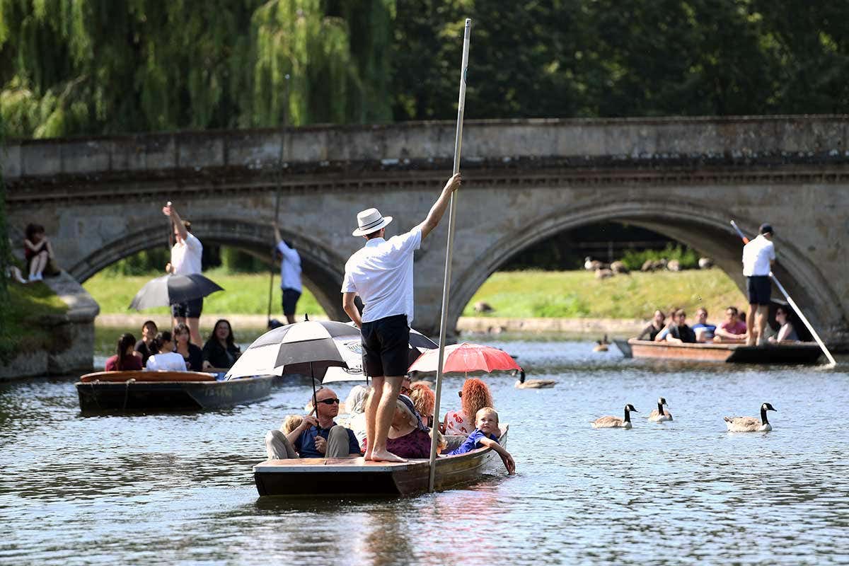 The record temperature was measured in Cambridge, UK