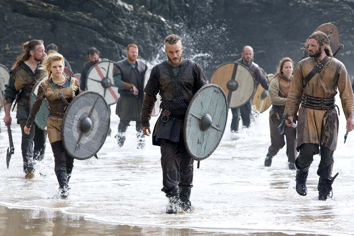 TV programme Vikings depicts the exploits of raiding warriors