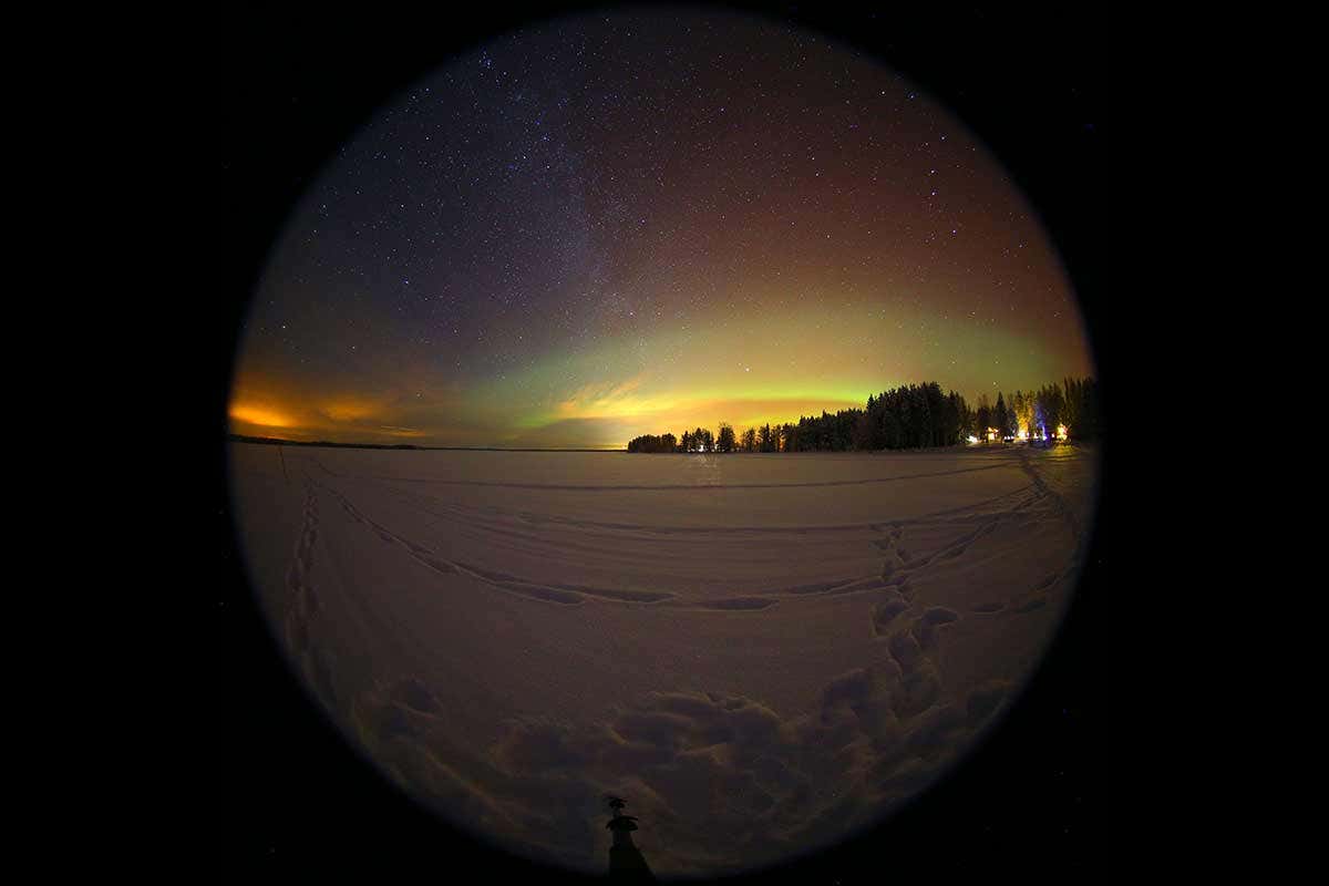 Snowglow in Finland