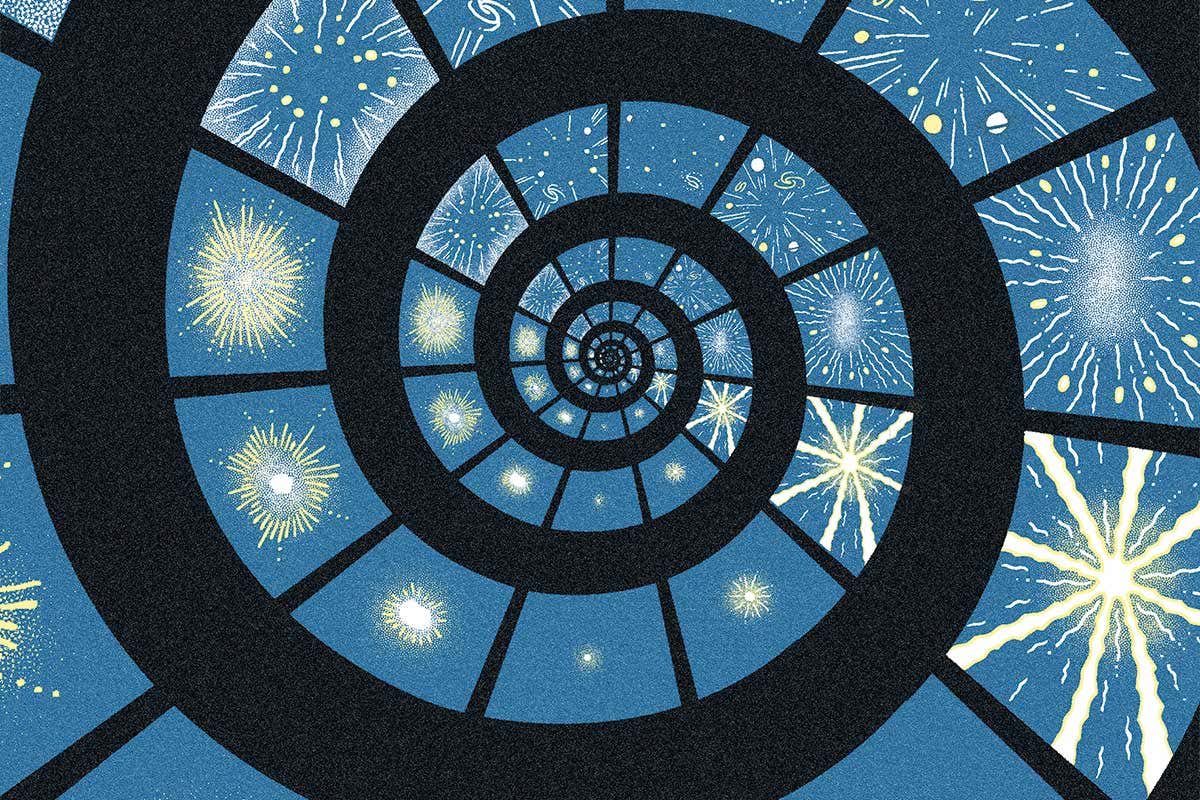 What if there was no big bang and we live in an ever-cycling universe?