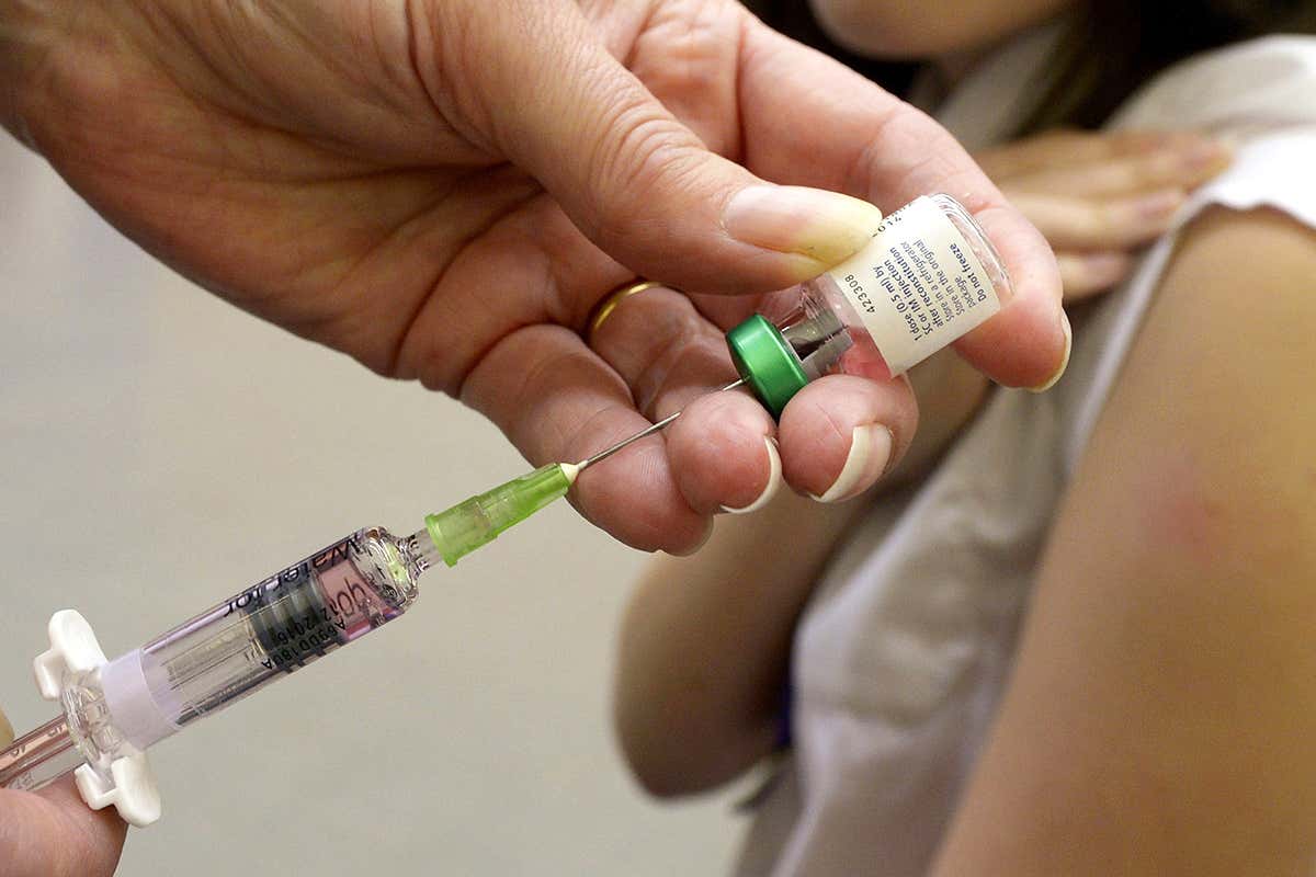 Vaccination rates have been declining in the UK