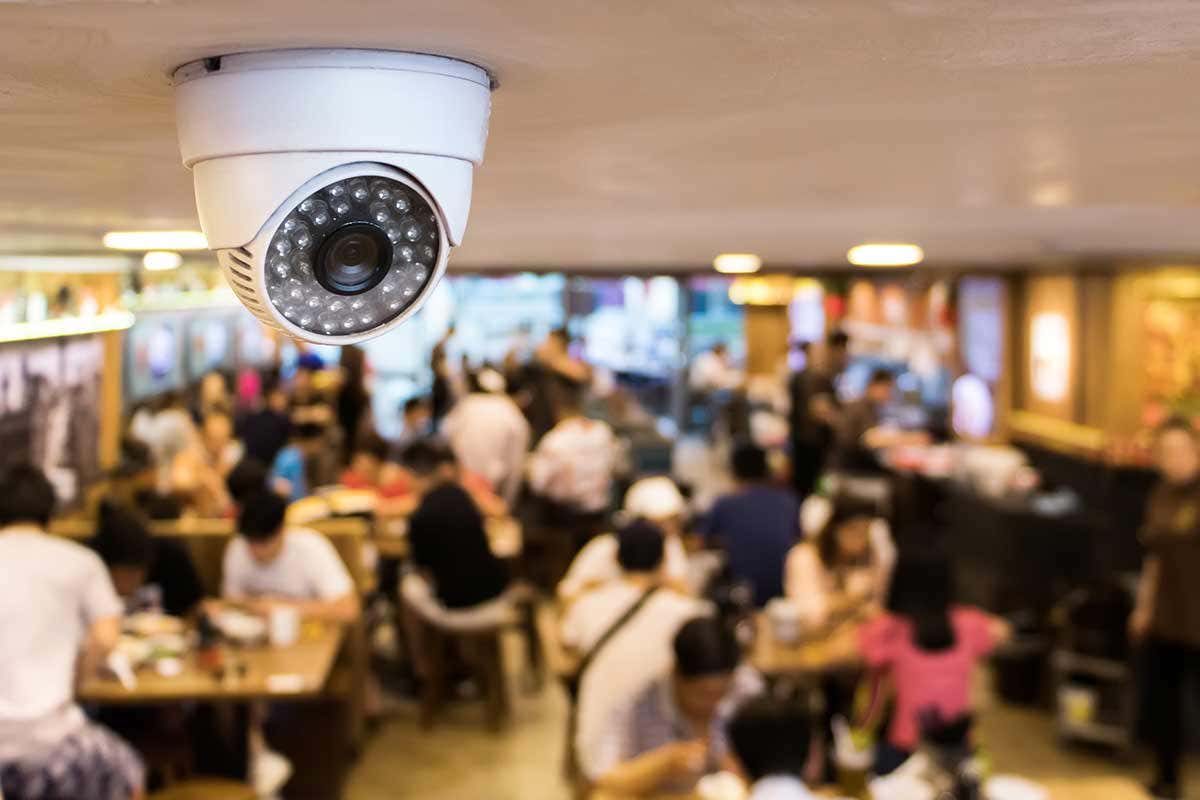 A cctv camera