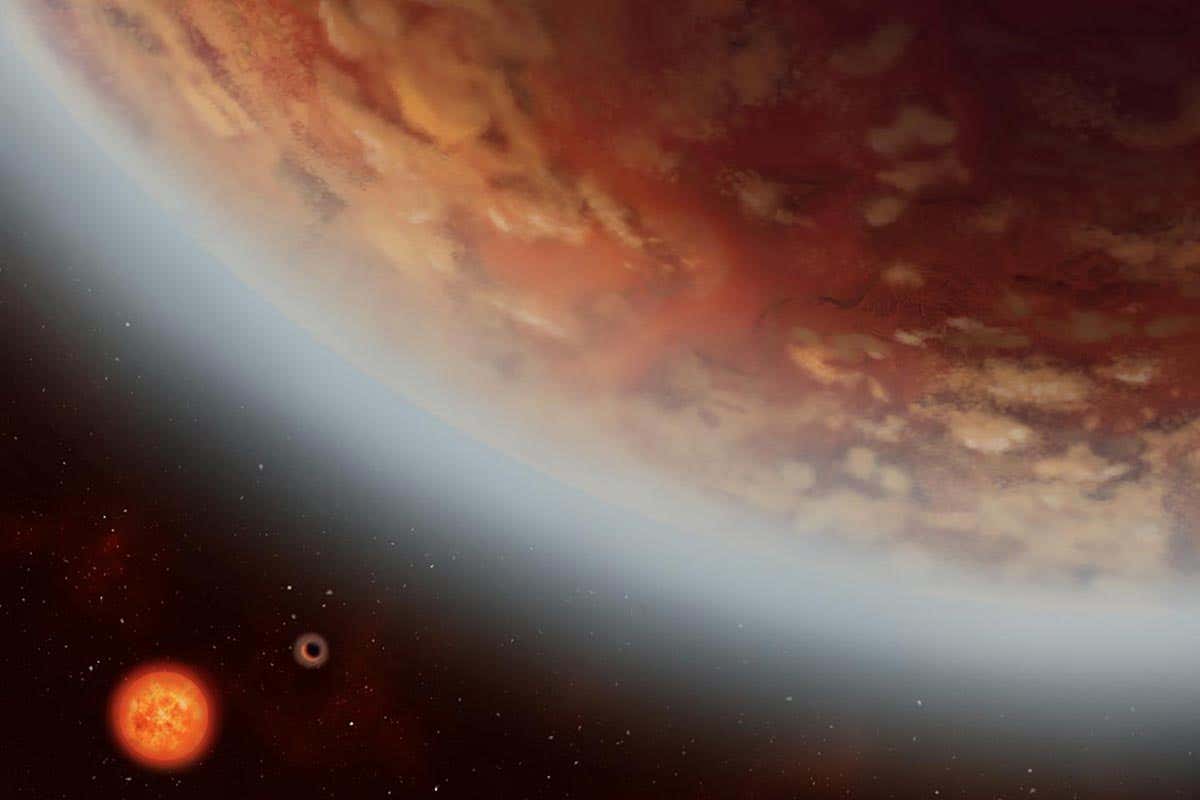 Artists impression of a planet