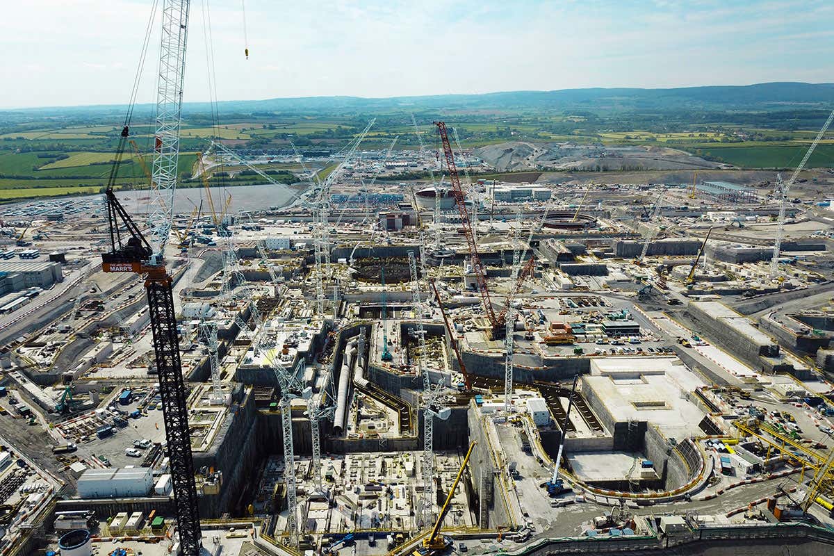 The Hinkley Point C Construction Site