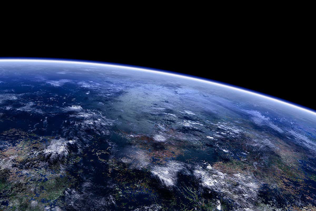 Artist's impression of a watery exoplanet