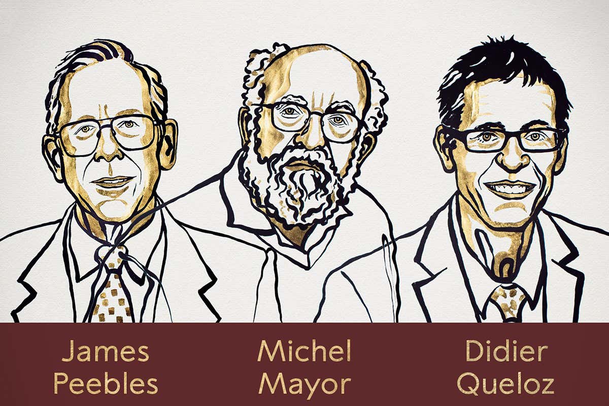 Nobel prize in physics for discovery of exoplanet orbiting a star