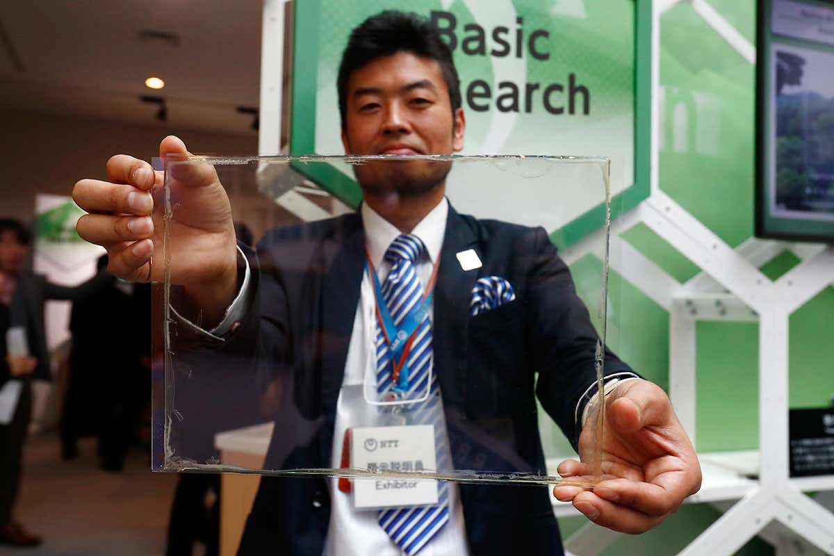 Hironobu Minowa (pictured), who demonstrated the battery at NTT’s R&D Forum in Tokyo this week