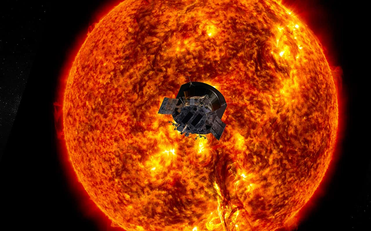 Parker Solar Probe and sun