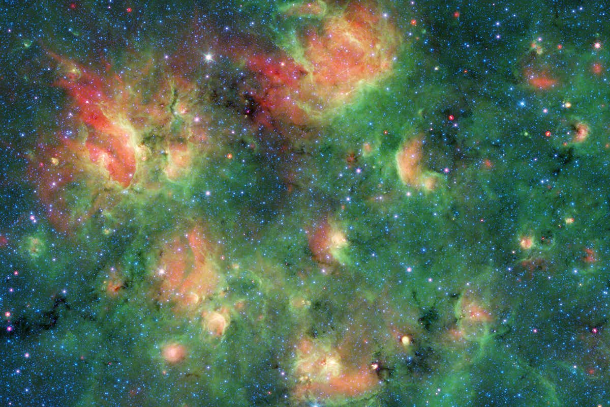 dust clouds in space