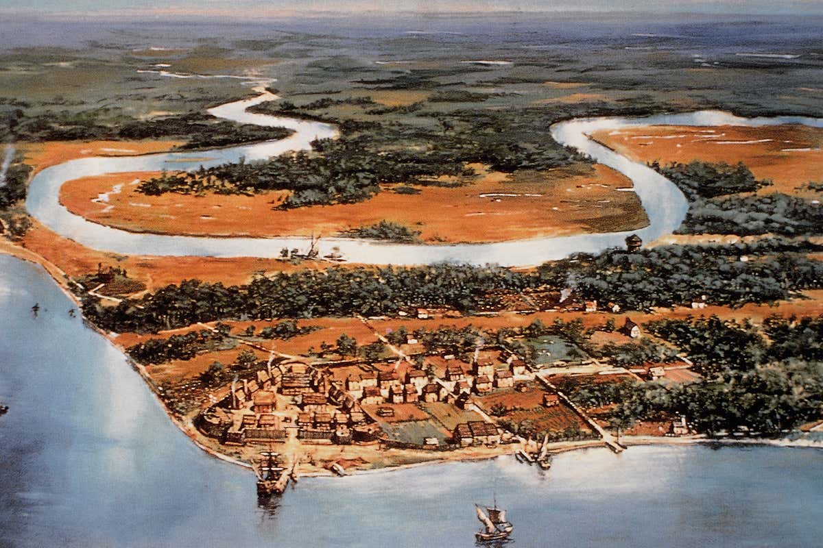 Jamestown painting