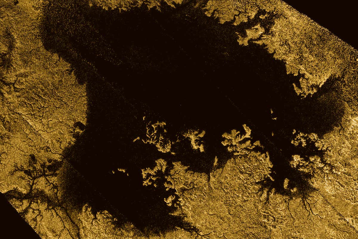 liquid on Titan's surface