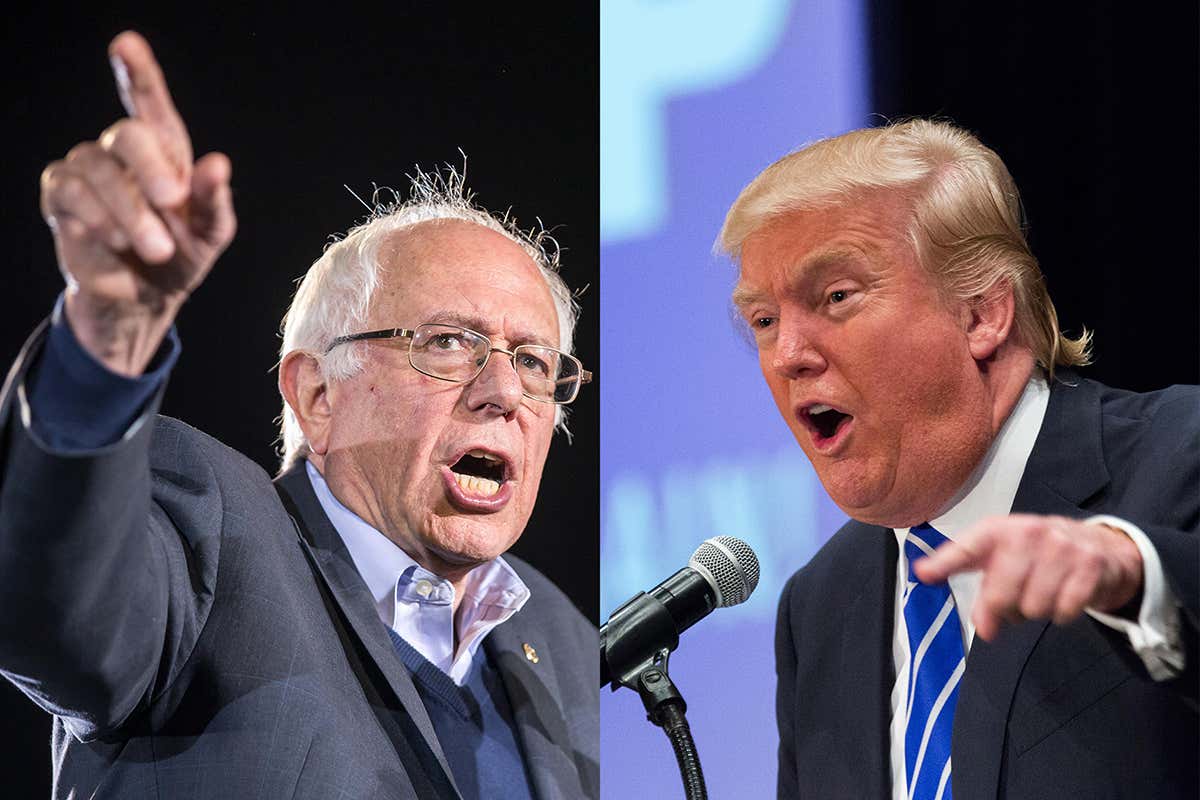 Bernie Sanders and Donald Trump