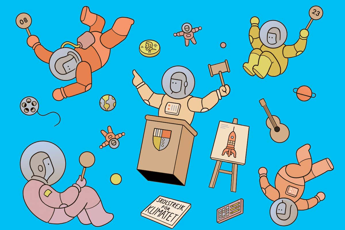 space auction artwork