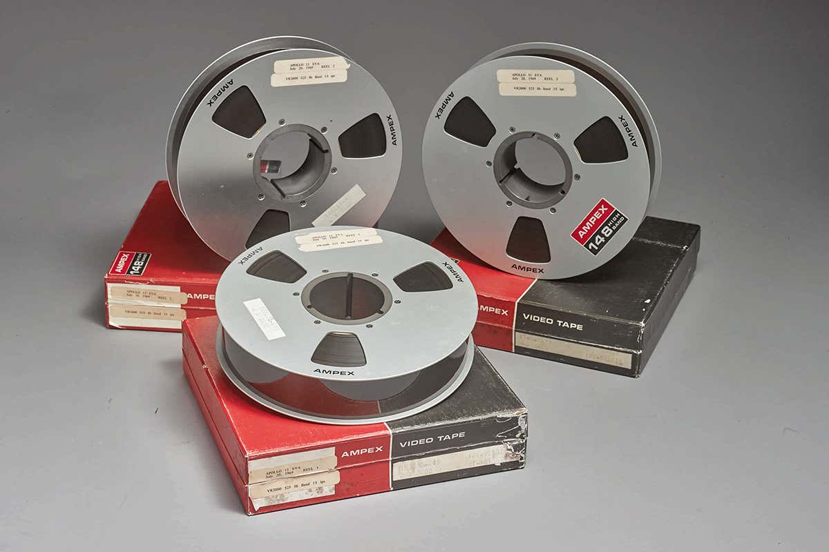 Apollo 11 film reels