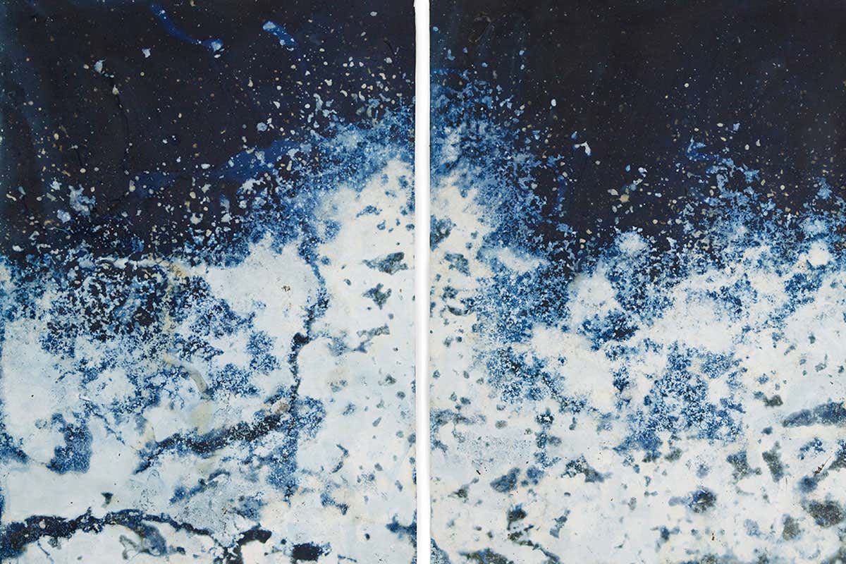 Art prints made using rain, fog and snow reveal the nature of water