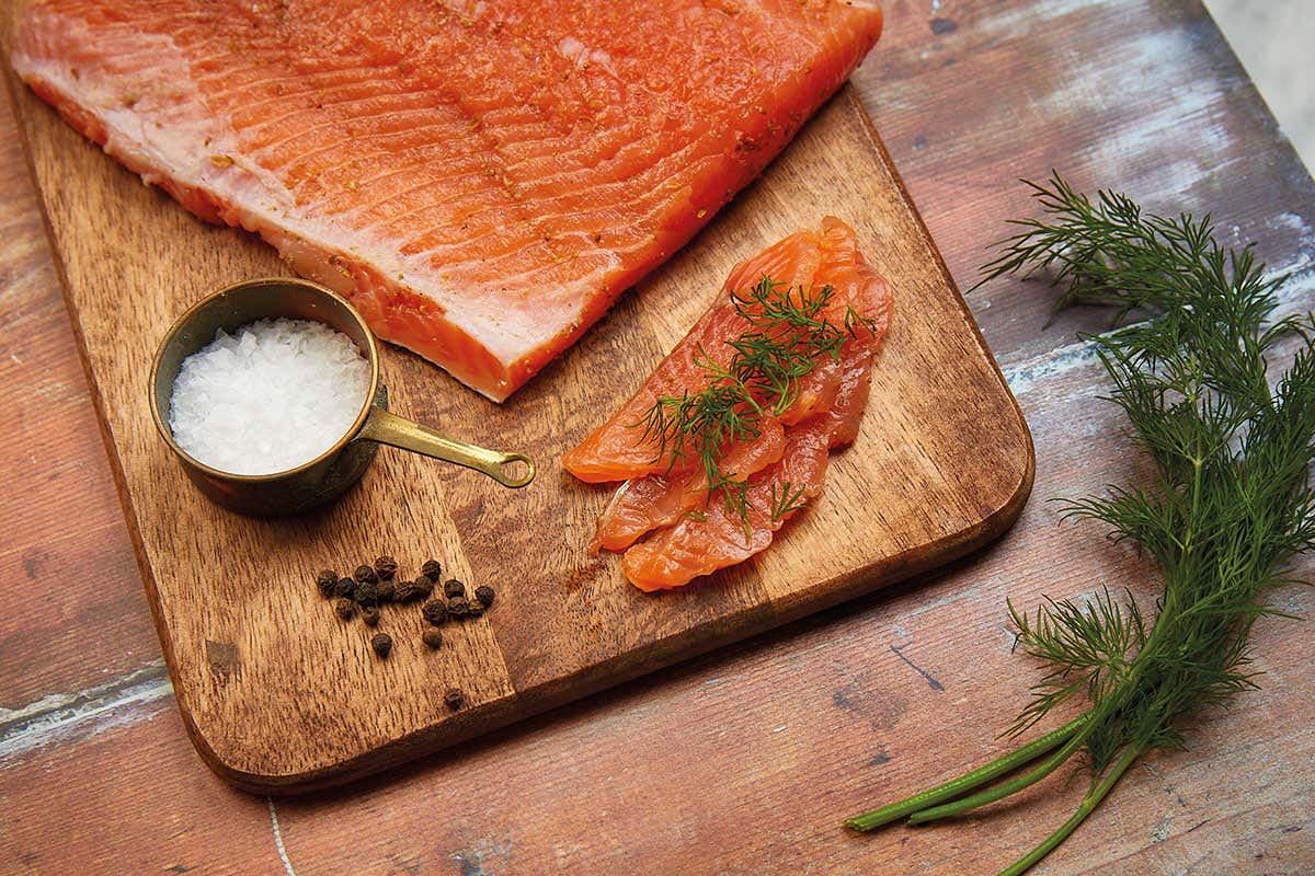 gravlax salmon
