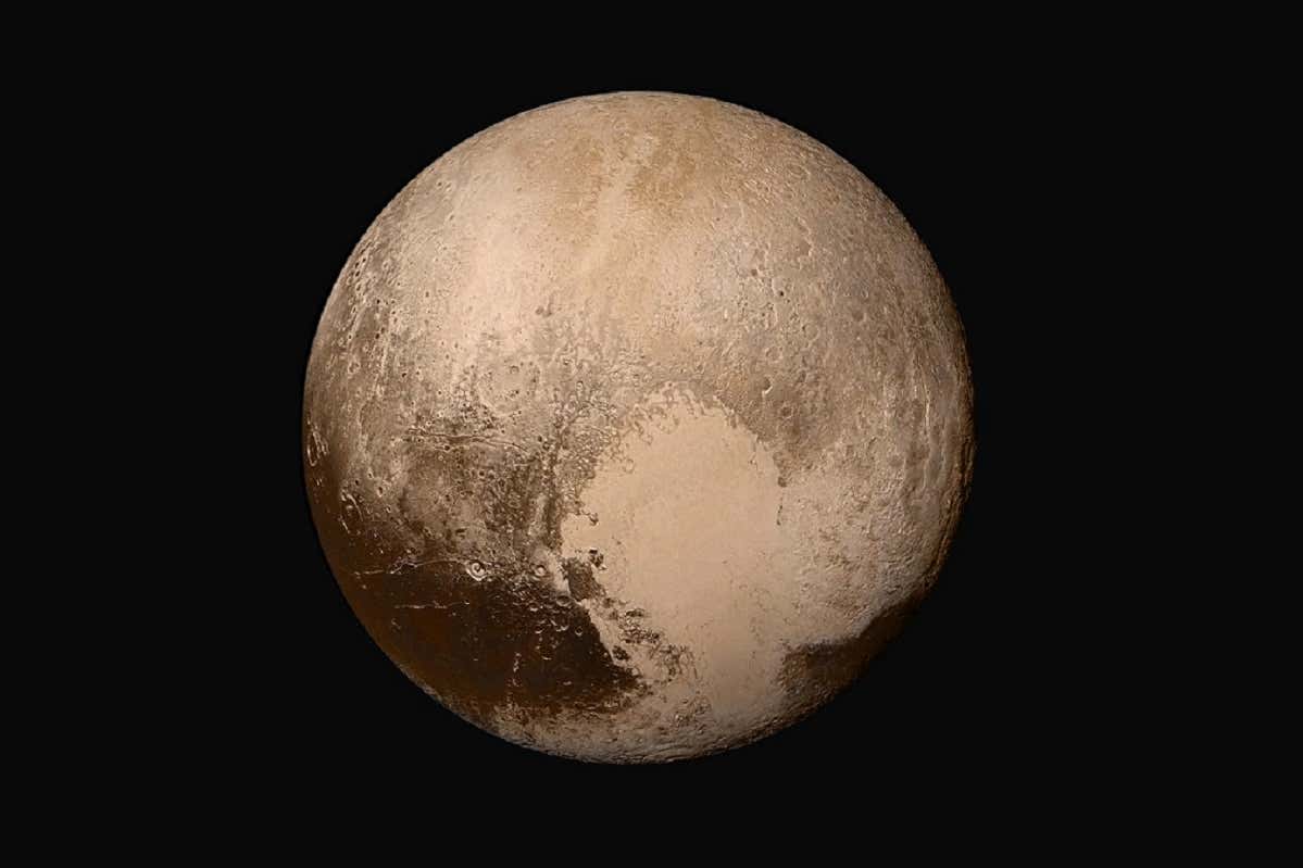 Pluto's icy nitrogen heart makes its atmosphere spin backwards