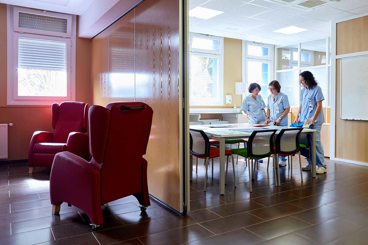 The psychiatry department of a hospital in San Sebastian, Spain